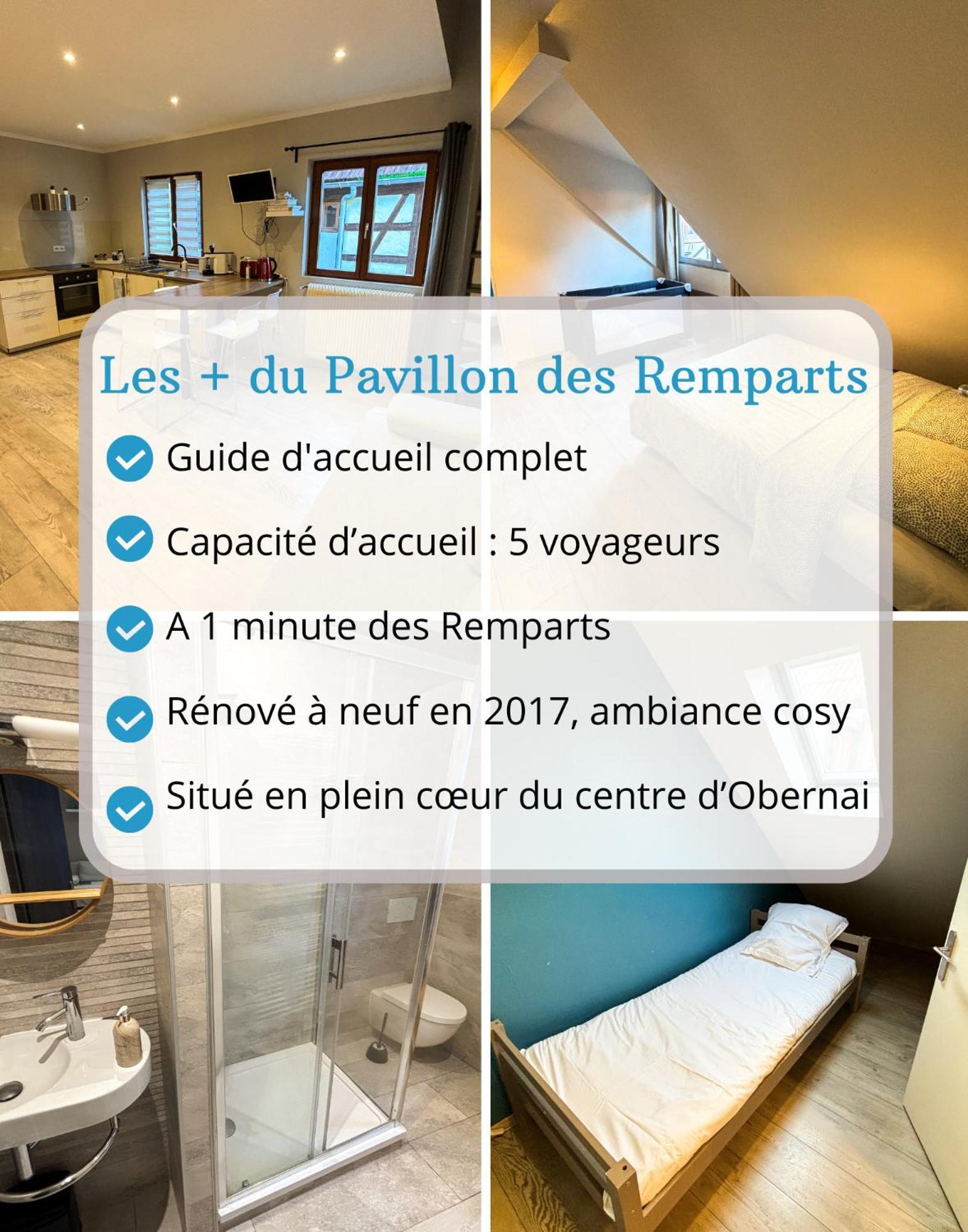 Le Pavillon Des Remparts - Commerces A Proximite - Centre-Ville - Appartement Cosy オベルネ エクステリア 写真